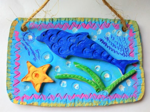 Colorful Clay Tiles, Under the Sea